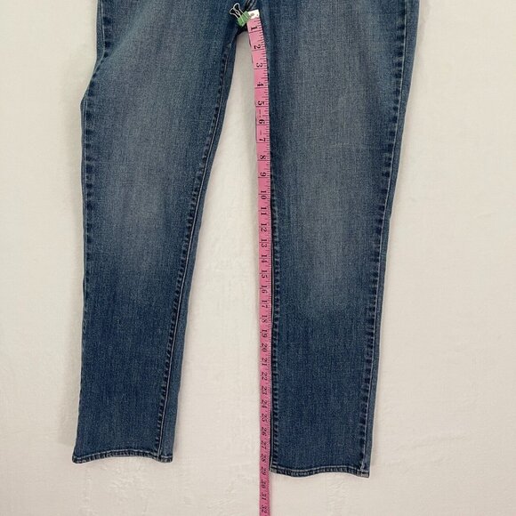 Levi's Demi Curve Jeans Womens 8/29 Blue Classic Mid-Rise Straight Denim Pants - Picture 5 of 12
